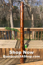 Load image into Gallery viewer, Bamboo Poles -Huge Flamed Bamboo Pole (4.5" Diam. x 1 ft-7.0 ft Length) - bamboousashop.com