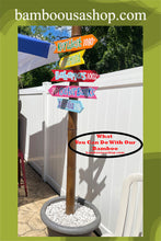 Load image into Gallery viewer, Bamboo Poles -Flamed Large-3.5" Diameter--1.0 ft-7.0 ft Length