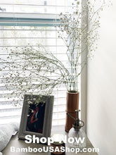 Load image into Gallery viewer, Bamboo Poles -Lot of 8 Flamed Bamboo Pole Pieces (2"- 2.5" diam. x 1 ft long) - bamboousashop.com