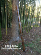 Load image into Gallery viewer, Bamboo Poles -Huge Flamed Bamboo Pole (4.5&quot; Diam. x 1 ft-7.0 ft Length) - bamboousashop.com
