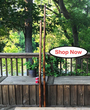 Load image into Gallery viewer, Bamboo Poles -Flamed Large (2.0&quot; Diam. x 1.0 ft-7.0 ft Length)-Lot of 2  - shop now - bamboousashop.com

